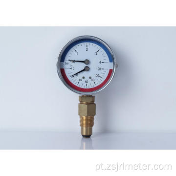 Medidor de pressão do conector inferior